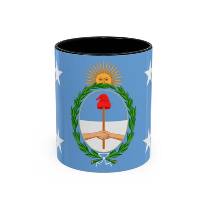 Standard of the President of Argentina Afloat - Accent Coffee Mug 11oz Black - Go Mug Yourself