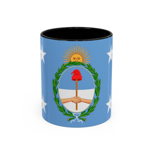 Standard of the President of Argentina Afloat - Accent Coffee Mug 11oz Black - Go Mug Yourself