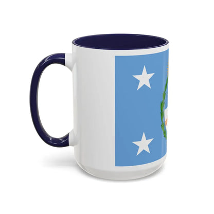 Standard of the President of Argentina Afloat - Accent Coffee Mug - Go Mug Yourself