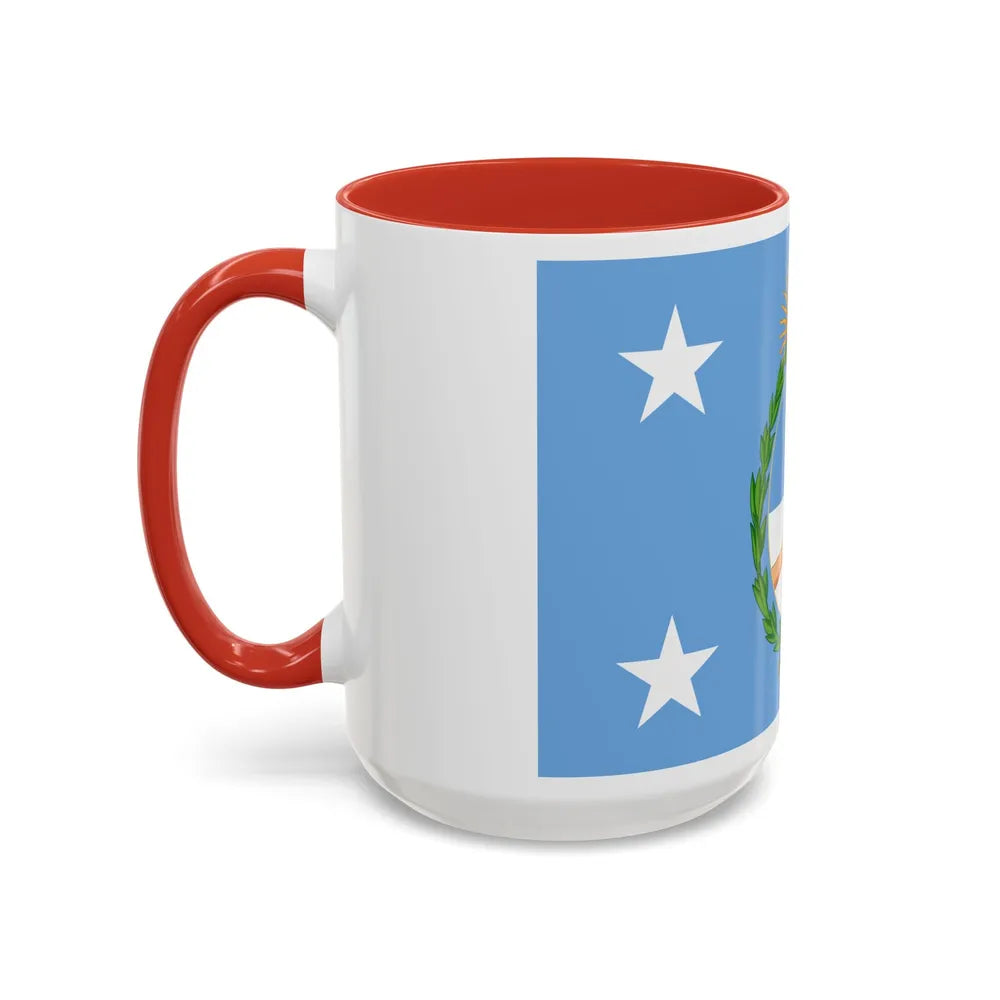 Standard of the President of Argentina Afloat - Accent Coffee Mug - Go Mug Yourself