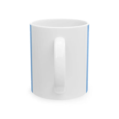 Standard of the President of Argentina Afloat (Argentina) White Coffee Mug - Go Mug Yourself