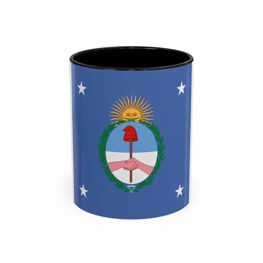 Standard of the President of Argentina Land - Accent Coffee Mug 11oz Black - Go Mug Yourself