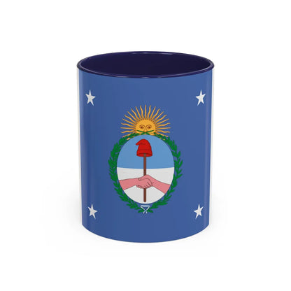 Standard of the President of Argentina Land - Accent Coffee Mug 11oz Navy - Go Mug Yourself