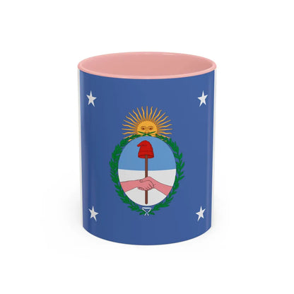 Standard of the President of Argentina Land - Accent Coffee Mug 11oz Pink - Go Mug Yourself