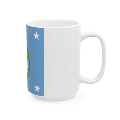 Standard of the President of Argentina Land (Argentina) White Coffee Mug - Go Mug Yourself