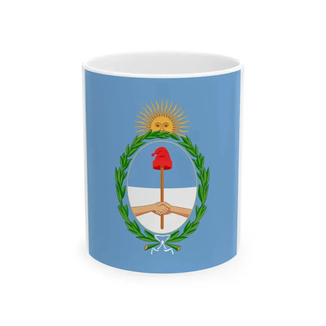 Standard of the President of Argentina until 1904 (Argentina) White Coffee Mug 11oz - Go Mug Yourself