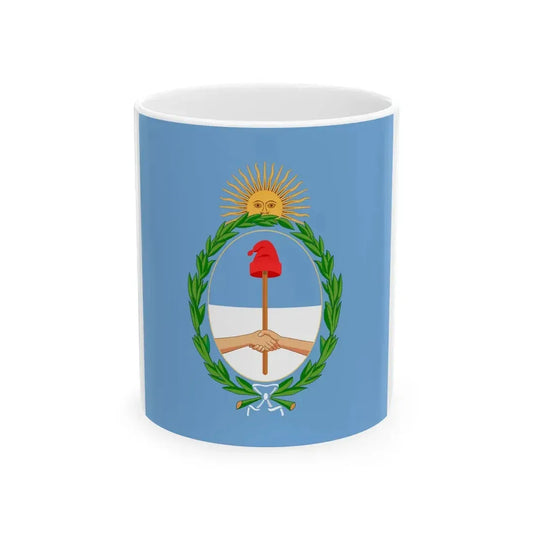 Standard of the President of Argentina until 1904 (Argentina) White Coffee Mug 11oz - Go Mug Yourself