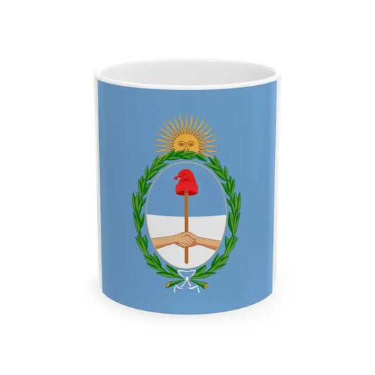 Standard of the President of Argentina until 1904 (Argentina) White Coffee Mug 11oz - Go Mug Yourself