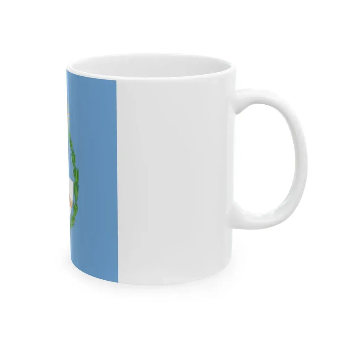 Standard of the President of Argentina until 1904 (Argentina) White Coffee Mug - Go Mug Yourself