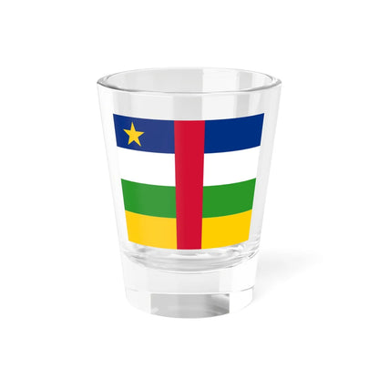 Standard of the President of Central Africa (Central African Republic) Shot Glass 1.5oz 1.5oz - Go Mug Yourself