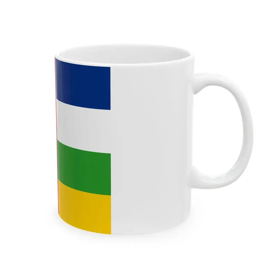 Standard of the President of Central Africa (Central African Republic) White Coffee Mug - Go Mug Yourself