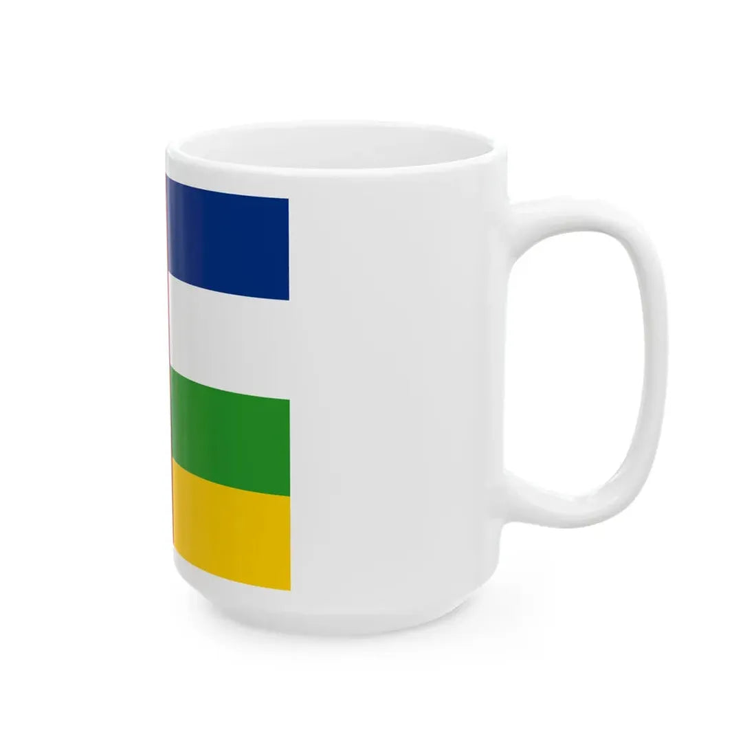 Standard of the President of Central Africa (Central African Republic) White Coffee Mug - Go Mug Yourself