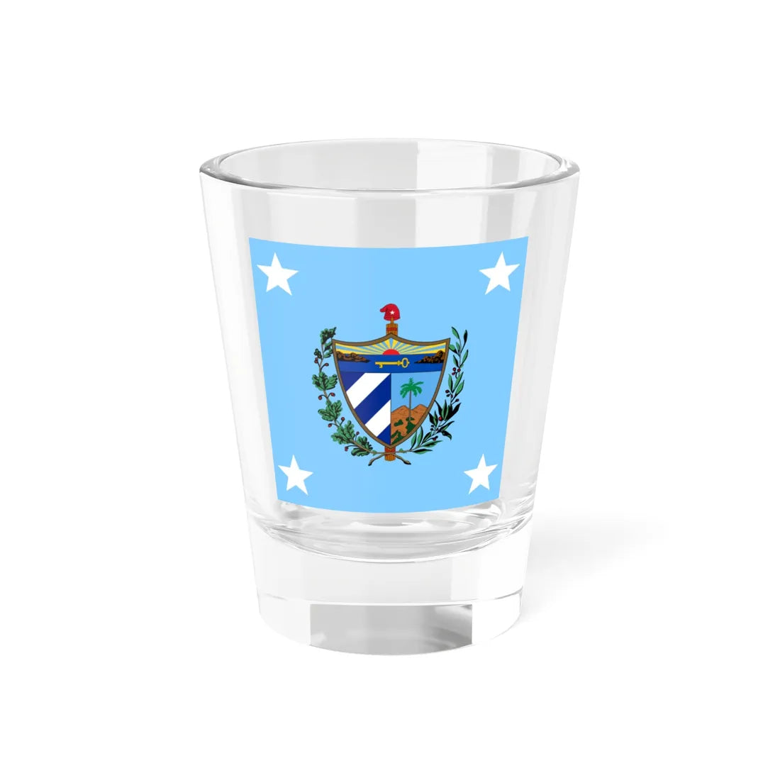 Standard of the President of Cuba 1909-1929 Afloat (Cuba) Shot Glass 1.5oz 1.5oz - Go Mug Yourself