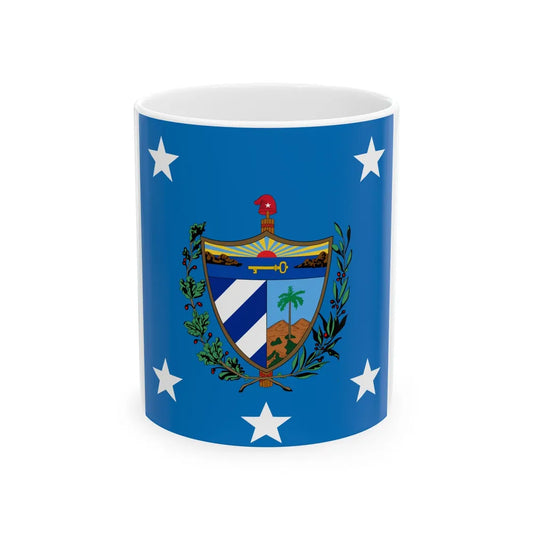 Standard of the President of Cuba 1929-1959 (Cuba) White Coffee Mug 11oz - Go Mug Yourself