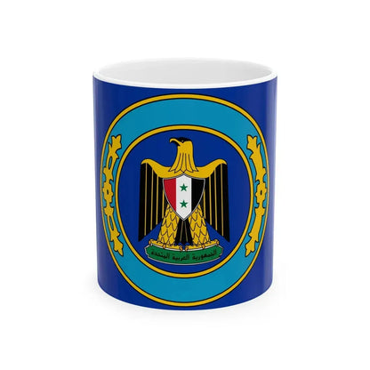 Standard of the President of Egypt at sea 1958-1972 (Egypt) White Coffee Mug 11oz - Go Mug Yourself