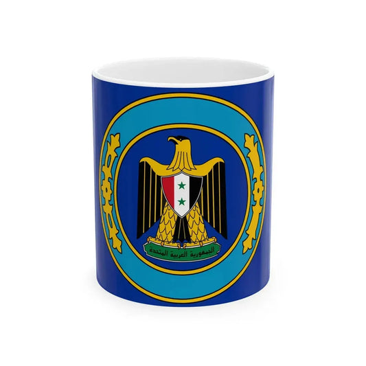 Standard of the President of Egypt at sea 1958-1972 (Egypt) White Coffee Mug 11oz - Go Mug Yourself