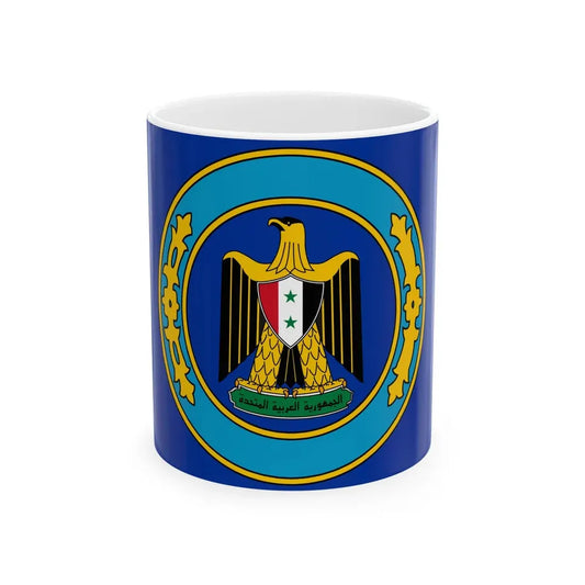 Standard of the President of Egypt at sea 1958-1972 (Egypt) White Coffee Mug 11oz - Go Mug Yourself