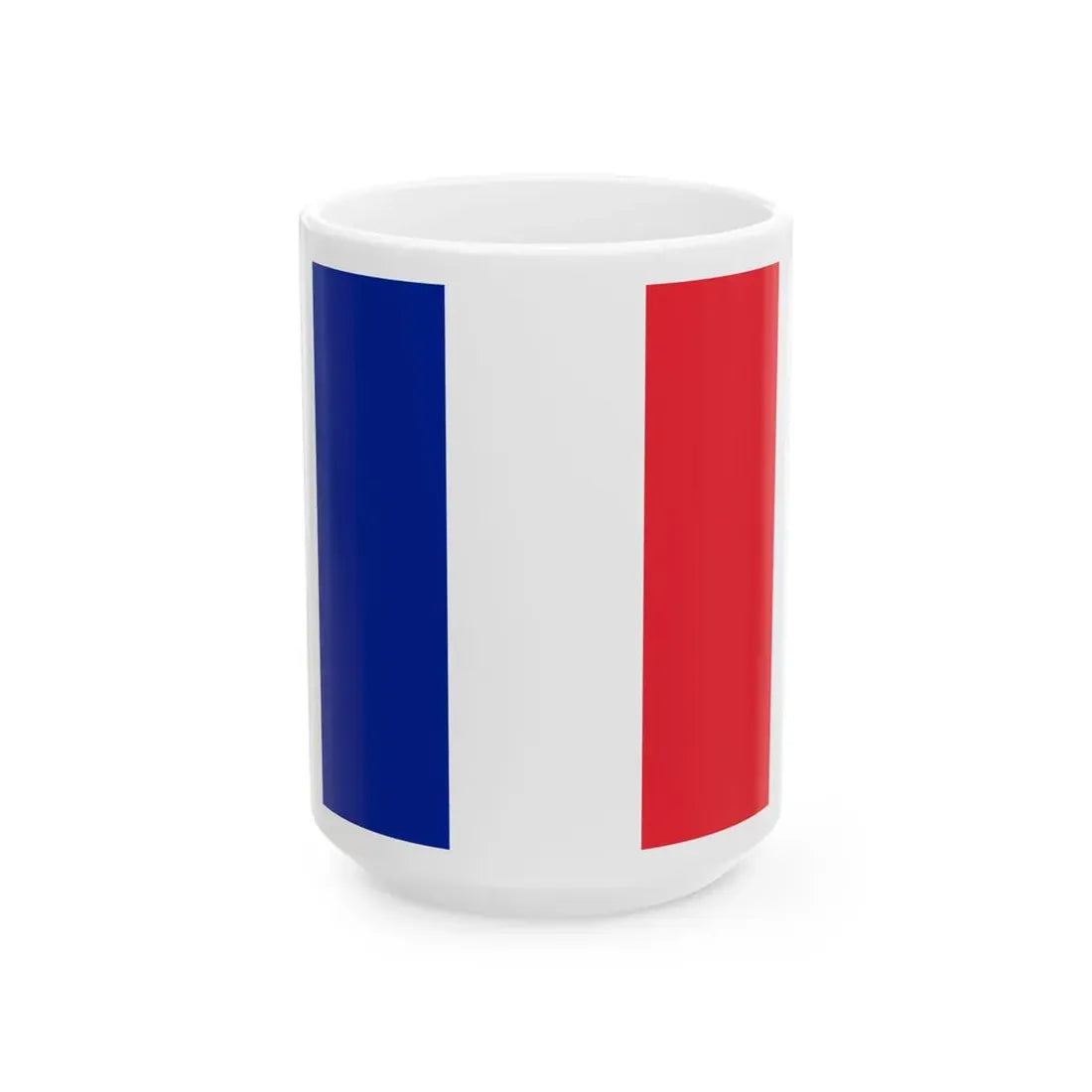 Standard of the President of France 1995-2020 (France) White Coffee Mug 15oz - Go Mug Yourself