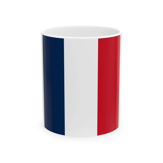 Standard of the President of France (France) White Coffee Mug 11oz - Go Mug Yourself