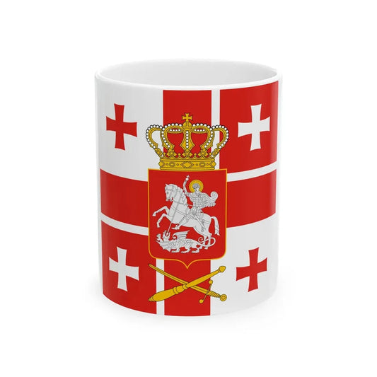 Standard of the President of Georgia 2004-2020 (Georgia) White Coffee Mug 11oz - Go Mug Yourself