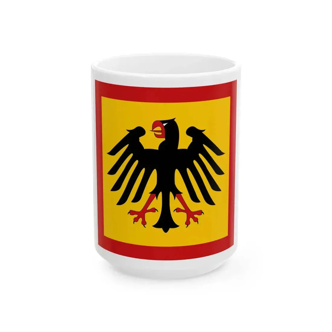 Standard of the President of Germany (Germany) White Coffee Mug 15oz - Go Mug Yourself