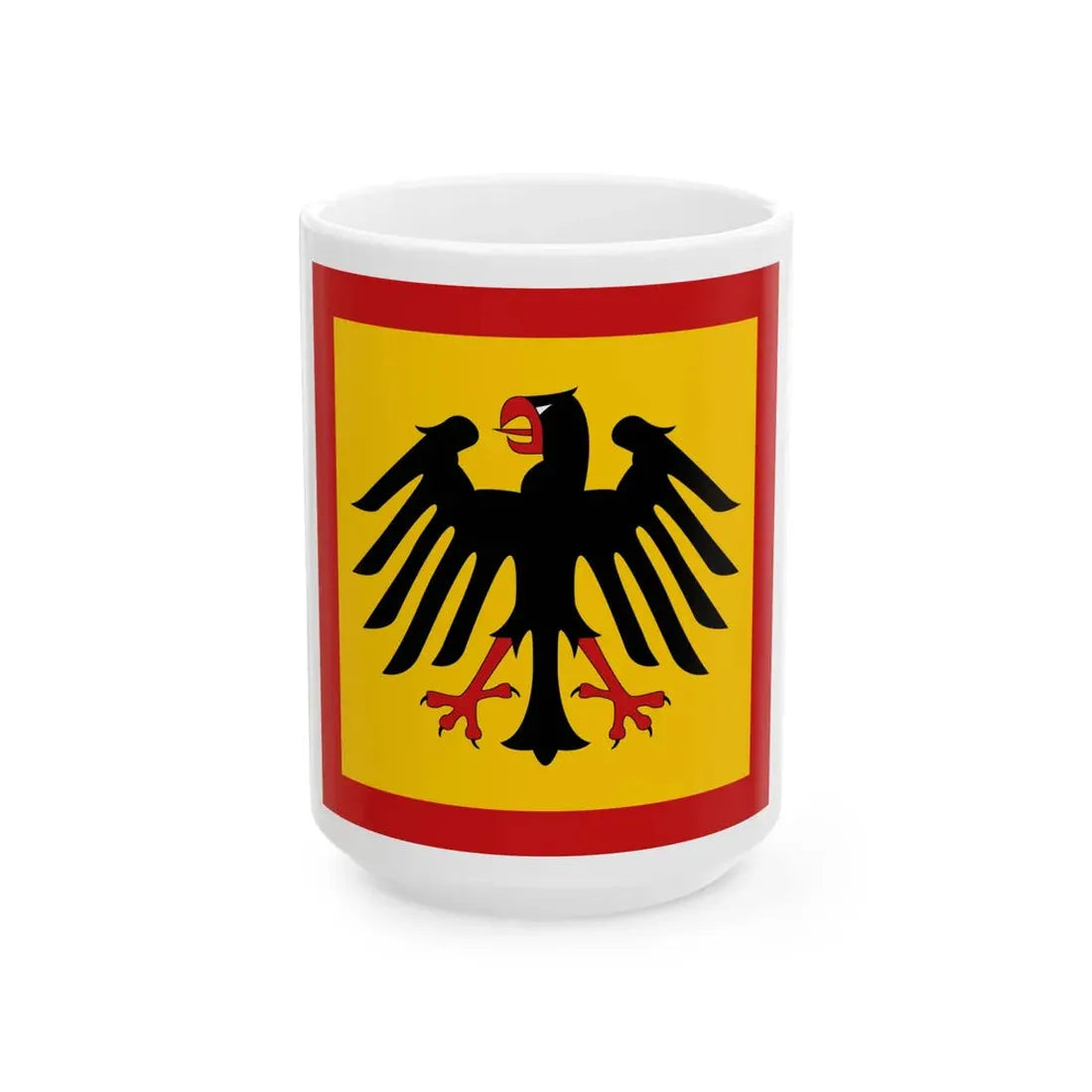 Standard of the President of Germany (Germany) White Coffee Mug 15oz - Go Mug Yourself