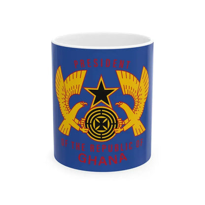 Standard of the President of Ghana original (Ghana) White Coffee Mug 11oz - Go Mug Yourself