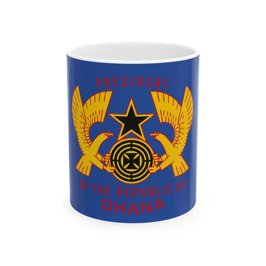Standard of the President of Ghana original (Ghana) White Coffee Mug 11oz - Go Mug Yourself