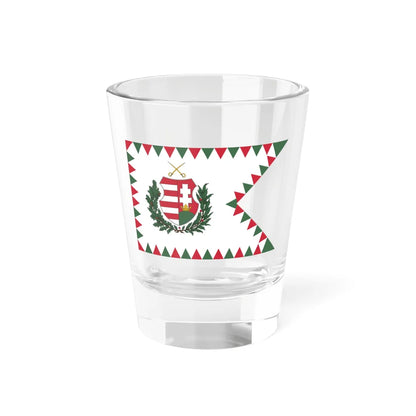Standard of the President of Hungary 1948-1950 afloat (Hungary) Shot Glass 1.5oz 1.5oz - Go Mug Yourself