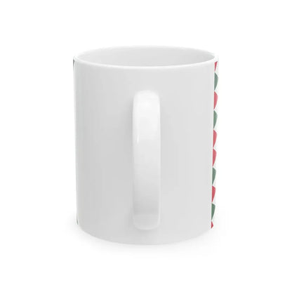 Standard of the President of Hungary 1948-1950 afloat (Hungary) White Coffee Mug - Go Mug Yourself