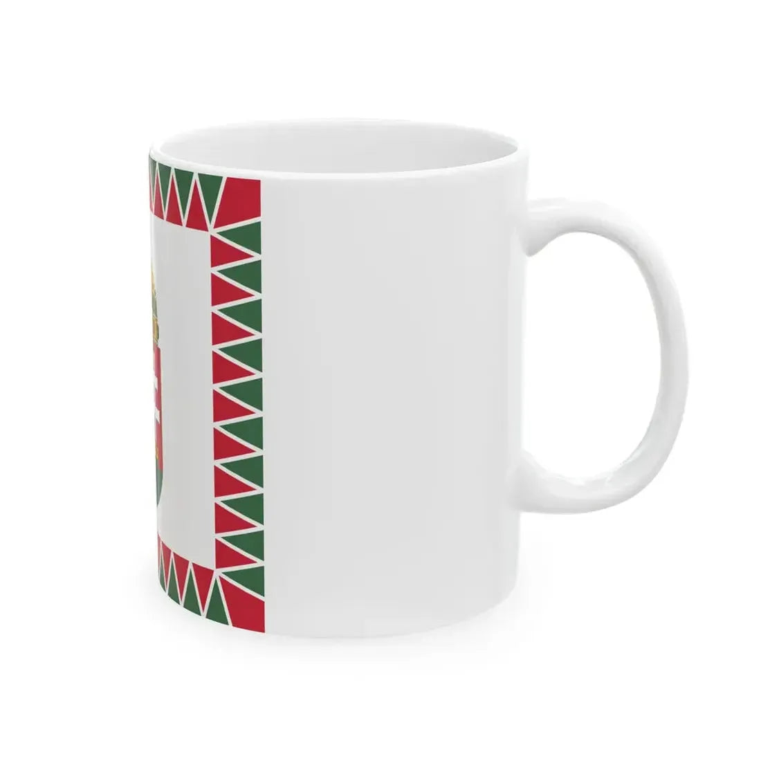 Standard of the President of Hungary 1990s-2012 (Hungary) White Coffee Mug - Go Mug Yourself
