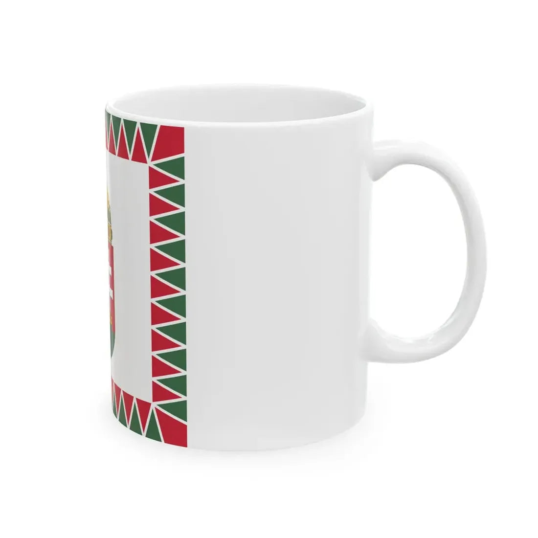 Standard of the President of Hungary 1990s-2012 (Hungary) White Coffee Mug - Go Mug Yourself