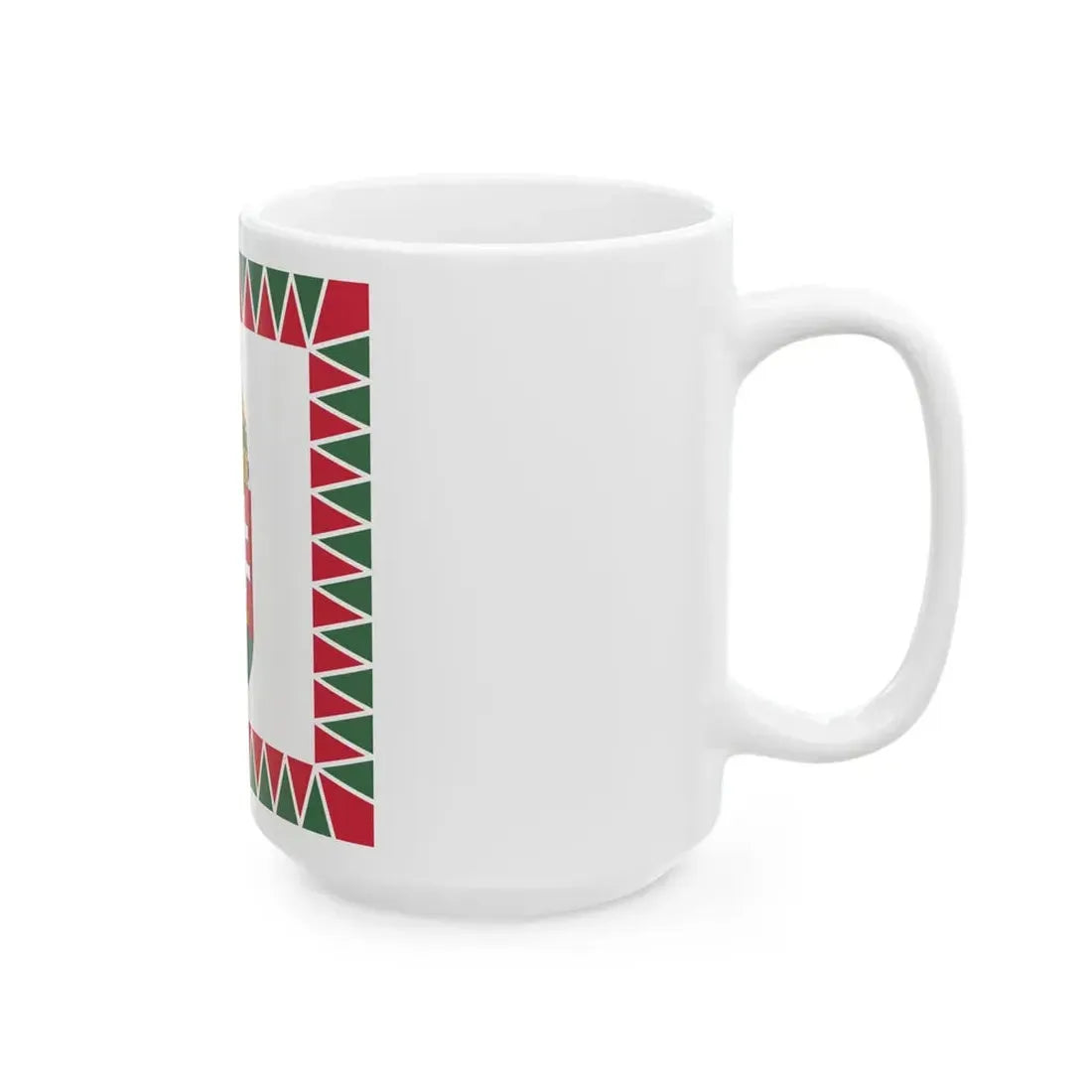 Standard of the President of Hungary 1990s-2012 (Hungary) White Coffee Mug - Go Mug Yourself