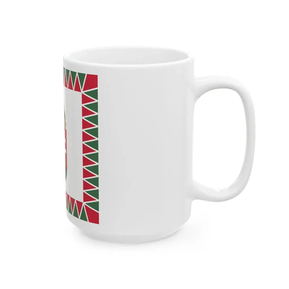Standard of the President of Hungary 1990s-2012 (Hungary) White Coffee Mug - Go Mug Yourself