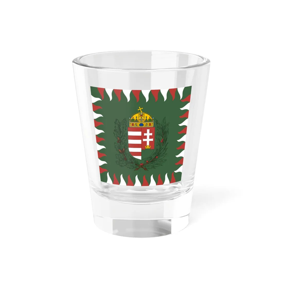 Standard of the President of Hungary 1995 proposal (Hungary) Shot Glass 1.5oz 1.5oz - Go Mug Yourself