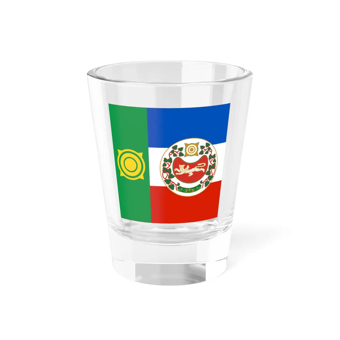 Standard of the President of Khakassia (Russia) Shot Glass 1.5oz 1.5oz - Go Mug Yourself