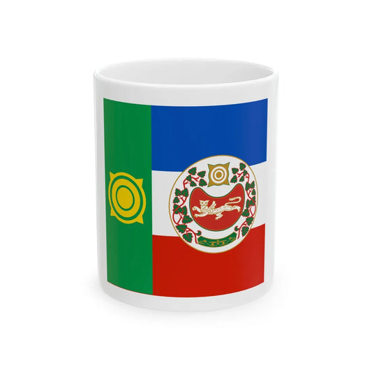 Standard of the President of Khakassia (Russia) White Coffee Mug 11oz - Go Mug Yourself