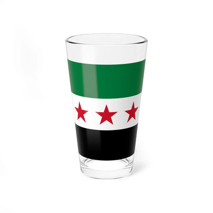 Standard of the President of Syria 1941-1958 19611963 2025present (Syria) Pint Glass 16oz 16oz - Go Mug Yourself