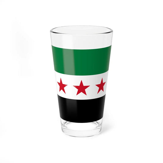 Standard of the President of Syria 1941-1958 19611963 2025present (Syria) Pint Glass 16oz 16oz - Go Mug Yourself
