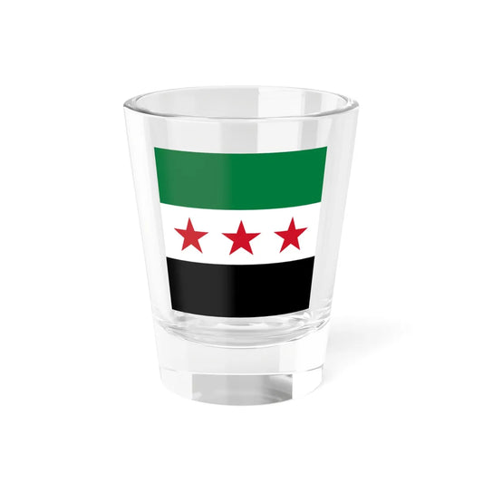 Standard of the President of Syria 1941-1958 19611963 2025present (Syria) Shot Glass 1.5oz 1.5oz - Go Mug Yourself
