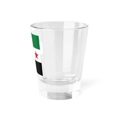 Standard of the President of Syria 1941-1958 19611963 2025present (Syria) Shot Glass 1.5oz - Go Mug Yourself