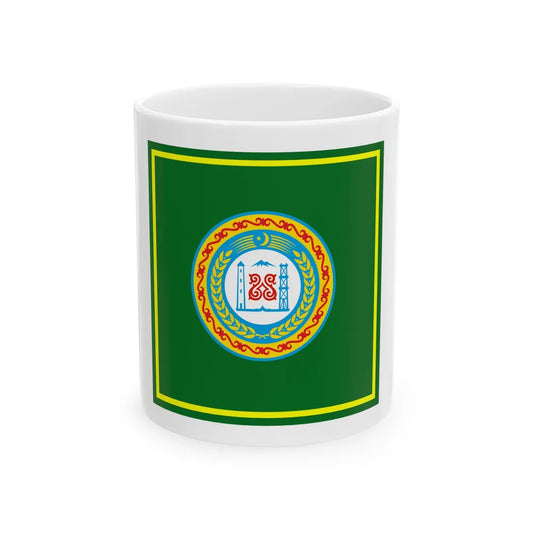 Standard of the President of the Chechen Republic 2004-2020 (Russia) White Coffee Mug 11oz - Go Mug Yourself