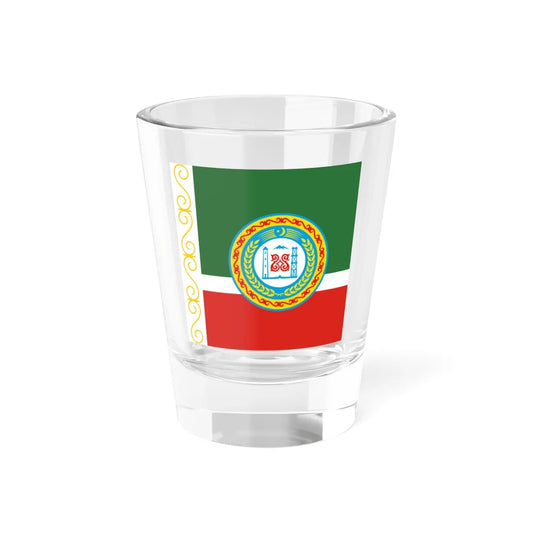 Standard of the President of the Chechen Republic (Russia) Shot Glass 1.5oz 1.5oz - Go Mug Yourself