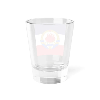 Standard of the President of the Federal Assembly of SFR Yugoslavia (Yugoslavia) Shot Glass 1.5oz - Go Mug Yourself