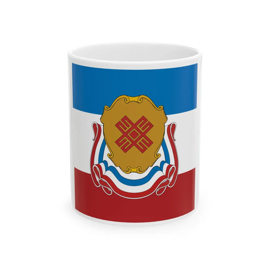 Standard of the President of the Mari El Republic 2006-2011 (Russia) White Coffee Mug 11oz - Go Mug Yourself