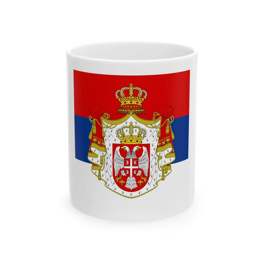 Standard of the President of the National Assembly of Serbia 2004-2010 (Serbia) White Coffee Mug 11oz - Go Mug Yourself
