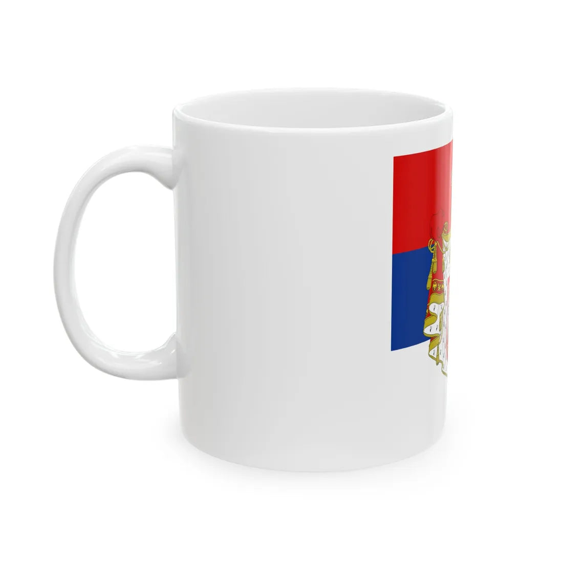 Standard of the President of the National Assembly of Serbia 2004-2010 (Serbia) White Coffee Mug - Go Mug Yourself