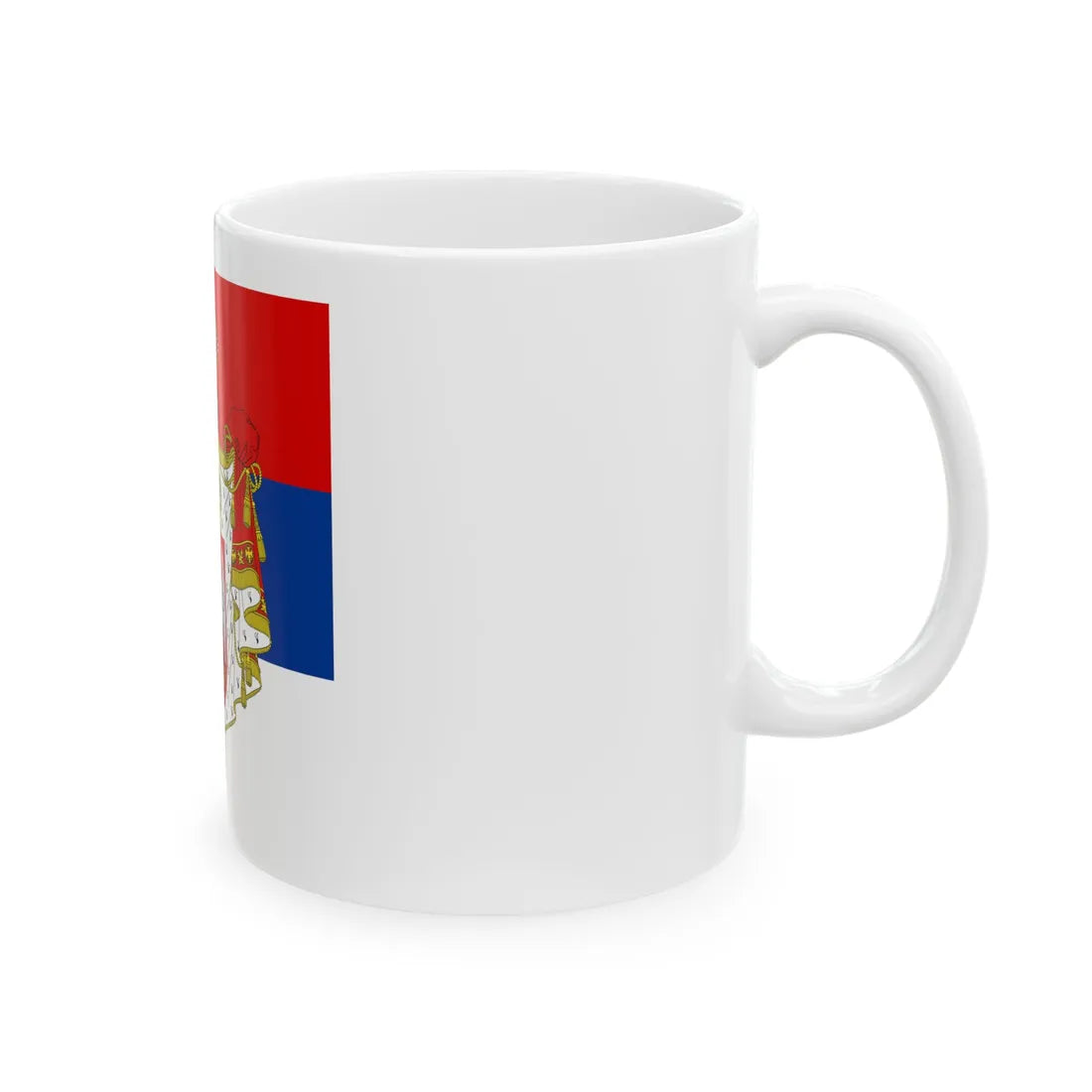 Standard of the President of the National Assembly of Serbia 2004-2010 (Serbia) White Coffee Mug - Go Mug Yourself