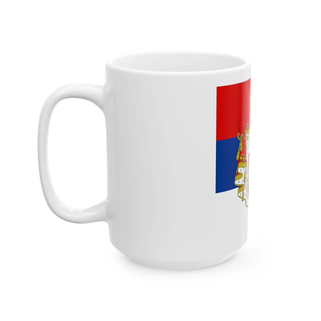 Standard of the President of the National Assembly of Serbia 2004-2010 (Serbia) White Coffee Mug - Go Mug Yourself