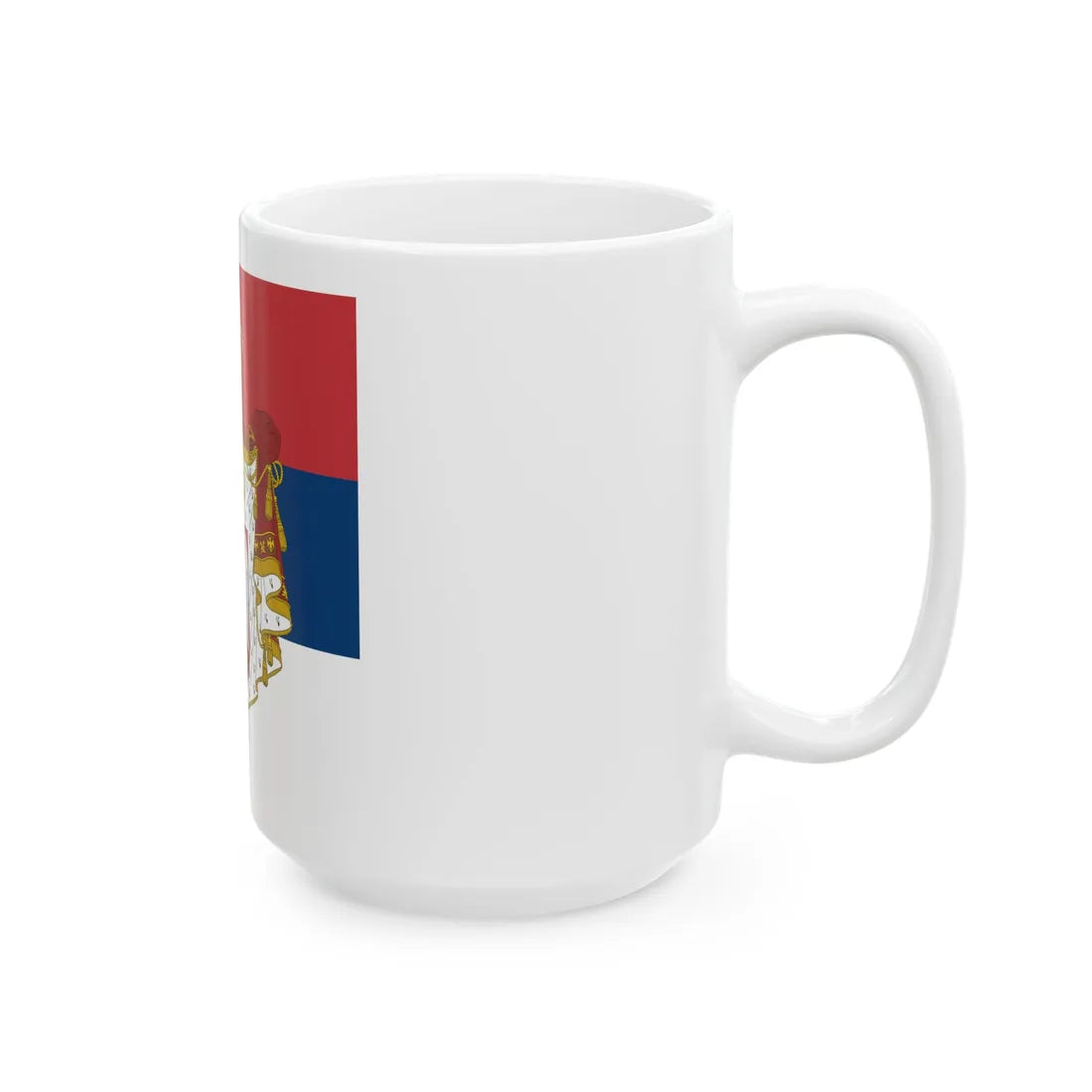 Standard of the President of the National Assembly of Serbia (Serbia) White Coffee Mug - Go Mug Yourself